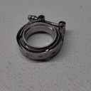 EVIL ENERGY 2.5 Inch V Band Clamp with Flange Male Female Stainless Steel