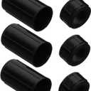 TOYANDONA Flute Interface Protective Covers 3-Pack Lightweight Durable Flute Protection Sleeves Replacement Caps 1.57X0.90X0.90In Wind Instrument Accessories