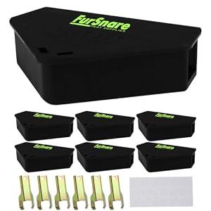 Mouse Bait Station for Outdoor & Indoor with Keys  Mice Traps for House Indoor Kill  Mouse Poisoning Bait Box for Home, Pest Control  Reusable, Safe for Kids & Pets (6 Pack Rodent Traps)