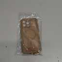 BENTOBEN Magnetic for iPhone 17 Pro Max Case, Cute Curly Wavy Frame [Compatible with Magsafe] [Full Camera Protection] Slim Matte Shockproof Protective Bumper Women Men Phone Cover, Desert Titanium