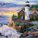 Bits and Pieces  Large 500 Piece Jigsaw Puzzle for Adults  Perfect Dawn Designed by Artist Laura Glen Lawson, Completed Puzzle Size: 18" x 24"
