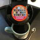 Double Donut Coffee Flavored Coffee Pods, Chocolate Raspberry Coffee, Single Serve Medium Roast Coffee for Keurig K Cups Brewers, 24 Count