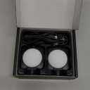 Rechargeable Camping Lights FLY2SKY 2Pcs Black Tent Lights Mini Flashlight Portable LED Camping Lantern Survival Gear Camping Accessories for Hiking Backpacking Fishing Hurricane Emergency Outage