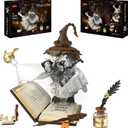 Sosuy Ideas Magic World Building Blocks Set, 1162+PCS Creative Owl Bird Animal Model Building Bricks Set with Light Effect, Collectible Toys Gifts for Kids Boys Girls Fans Aged 8+