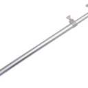 Steaming Clothing Rack Telescopic Pole, Retractable Metal Clothes Steamer Stand Rod for Vertical Steamer Replacement Part, Length 52".