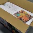 EanOruus Cold Press Juicer, 5.8" Wide Feed Chute Juice Extractor Machine with 400W, High Juice Yield, Slow Masticating Juicer for Whole Vegetables & Fruits, Gray-Stainless Steel