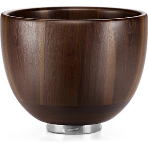 SpaceAid Wooden Bowl for Mixer - Kitchen Space Aid Acacia Wood Mixing Bowls Holder for Stand Mixer, Compatible with 4.5 & 5 QT Tilt-Head Models Kitchen, Natural Wood