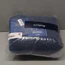 Bedsure Gentlesoft 100% Cotton Blanket Queen Size for Bed - Breathable and Soft for Spring Summer, Thick Cozy Waffle Weave Blanket Gifts for Women, Pageant Blue, 90x90 Inches