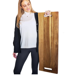 Extra Large Charcuterie Board 36 Inch Babilonia Premium Extralarge Serving Tray Acacia - Long Wood Charcuterie Board, Large Wooden Tray