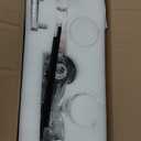 Farmhouse Dining Room Light Fixture, 3-Light Wood Kitchen Island Lighting for Dining Room Over Table, Black Adjustable Pendant Light with Milk Glass Shades, Linear Chandeliers Lighting for Kitchen