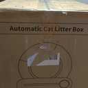 Self Cleaning Cat Litter Box, 65L+ 9 L Extra Large Robot Automatic Litter Box for Multiple Cats, APP Control, Deodorization & Negative ion Sterilization,[White]