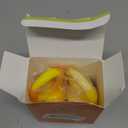 NatureBond Baby Food Feeder/Fruit Feeder Pacifier Nibbler (2 Pack) - Infant Teething Toy Teether Weaning in Appetizing Colors | + Additional Silicone Sacs (Sunshine Orange and Lemonade Yellow)