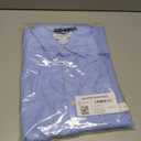 Amazon Essentials Men's Slim-Fit Long-Sleeve Stretch Oxford Shirt with Pocket (Blue, L)