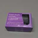 KooKaStyle Invisible Wire Hair Extensions with Transparent Wire Adjustable Size 4 Secure Clips Long Wavy Secret Synthetic Hairpiece (24 Inch, Black)