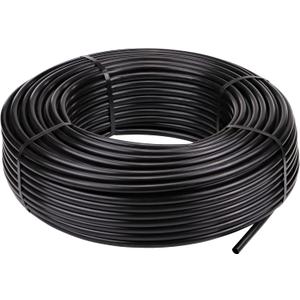 Raindrip 061050 5/8-Inch Drip Irrigation Supply Tubing, 500-Foot, Irrigation Drippers, Drip Emitters, Drip Irrigation Parts, and Drip Systems, made with Polyethylene, Black