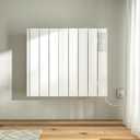 1500w Convection Wall Panel Heater-Electric Heater for Indoor Use, Quiet Fan-less Design, Energy Efficient Heating with ECO Mode, Remote Control, 24h Timer, Child Lock
