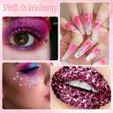 15000 Pcs Pink Color Resin Rhinestones for Crafts, Flatback Resin Rhinestones for Bedazzling Gems 2/3/4/5/6mm Flatback Gems Jewels for DIY Mugs Tumblers Bottles Clothing Shoes Nail Art