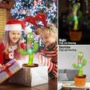 Emoin Talking Cactus Toy, Interactive Toys Dancing Cactus Toy Mimicking Repeating What You Say, Toddler Infant Baby Toys Gifts for 6 7 8 9 10 Month Old Baby Toys for 1 2 3 Year Old Boy Girl