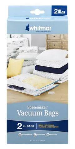 Whitmor Spacemaker Vacuum Bags 2 XL
