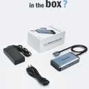 Lemorele MacBook Pro Air Docking Station w/150W Power Adapter, 12 in 2 USB C Laptop Docking Station 2 HDMI 4K@60Hz, 18W PD 3.0 5Gbps, USB C 3.0 & 4 USB 3.0, RJ45 Ethernet SD/TF Audio