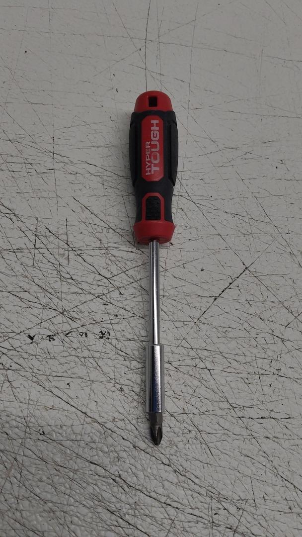 Hyper Tough 1-Piece RATCHETING SCREWDRIVER BIT & SOCKET SET Soft-Grip Handle