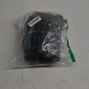 Grecle Washable Female Dog Diapers - Premium Reusable Diapers for Doggie in Heat - Highly Absorbent Dog Diapers Female for Pet Incontinence with Adjustable Snaps(Black, XXL)