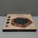 Shut The Box Game Wooden Board Game for 1-6 Players with 16 Dice, Dice Game for Adults & Kids at Home, Classroom or Parties