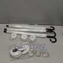 Paterr Halloween DIY Jellyfish Costume Set Including Clear Bubble Umbrella LED String Lights Ribbons Googly Eyes, Pack of 3