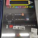 Horizon Group USA My First & Last Day of School Double-Sided Chalkboard Sign, 12 x 16