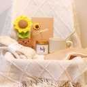 Sending Sunshine Sunflower, Thinking of You Care Package Unique Birthday Gift Baskets for Women Best Friend Mom Grandma Sister