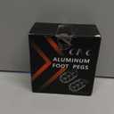 JFG RACING Dirt Bike Pegs,Motorcycle Foot Pegs MX Foot Pedals Rests CNC for Light Bee Surron/CRF150F CRF230F 2003-2019/KDX200 1983-1994 - Purple