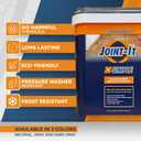 Joint-It Simple Grey Better Polymeric Sand Alternative, Haze-Free Patio Jointing Sand for Flagstones and Pavers, Wet Application Paver Joint Sand 44lbs, Grey