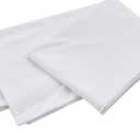 Oubonun 100% Jersey Cotton Body Pillow Cover with Zipper - Luxury Soft Removable Pillow Case - Long Fuzzy - Knitted (White, 21"X54")