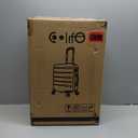 Coolife Luggage PC+ABS Hardshell Suitcase with TSA Lock, Spinner Carry On Lightweight (Teal, 20in)