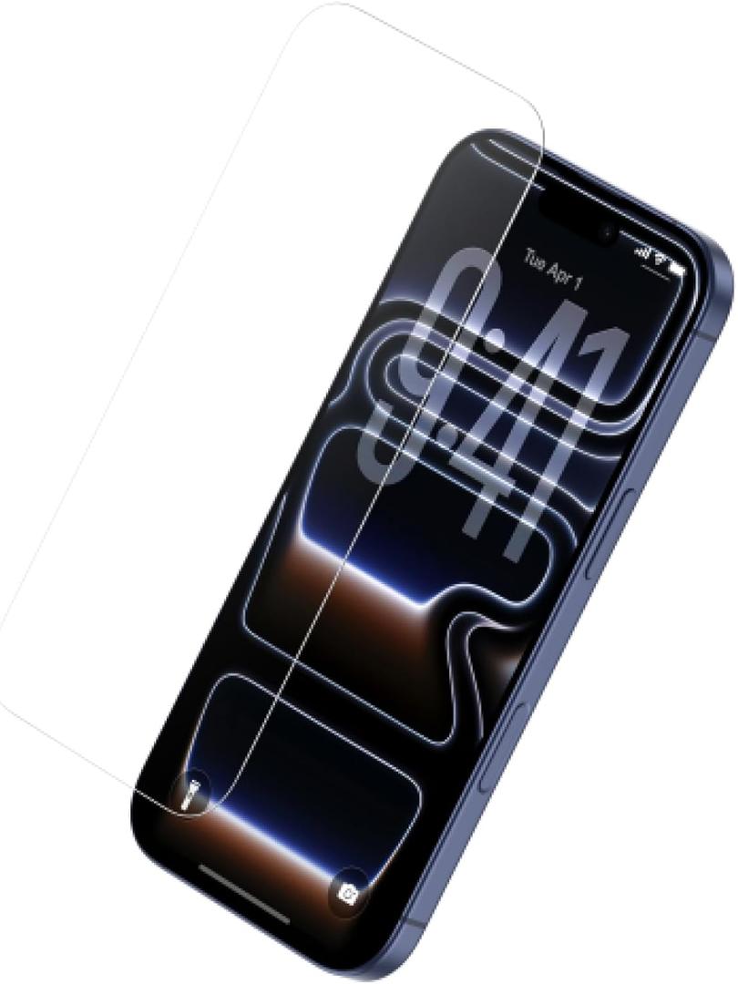 Belkin ScreenForce UltraGlass 2 Screen Protector for iPhone 17 Pro Max, 25X Stronger Glass, Scratch-Resistant & Impact Protection, Easy Align Tray for Bubble-Free Application, Made with Recycled Glass