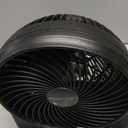 Amazon Basics Air Circulator Desk Fan for Bedroom, Home and Office, 90-Degree Tilt Head, 3 Speed Settings, Cooling, 35 Watts, Black, 11.1"W x 6.3"D x 10.9"H