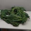 6 Ft 2 Pcs Artificial Norfolk Pine Garland, Real Touch Green Faux Greenery Garland for Christmas Table, Mantle, Wall, Fireplace, Indoor Outdoor Decor