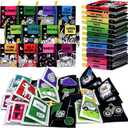 OKOOKO 12PCS Soft Baby Books Black and White High Contrast Soft Cloth Bath Books Crinkle Washable Non-Toxic Early Education Preschool Learning Toy for Newborns Babies Infants Toddlers Kids