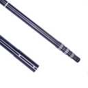 CARBON FIBER POOL POLE, 4-SECTION TELESCOPIC 12-FOOT, LIGHTWEIGHT AND EASY-TO-GRIP ADJUSTABLE CLEANING POLE, USED FOR POOL CLEANING, CONNECTED TO FISHING NET, RAKE, BRUSH, VACUUM HEAD CLEANING (12 FT)