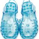 Girls Jelly Sandals Summer Costume Princess Dress Flat Breathable Waterproof Fisherman Gladiator Shoes For Girl Closed Toe Beach Flat-Sandals For Toddler Little Kid Big Kids