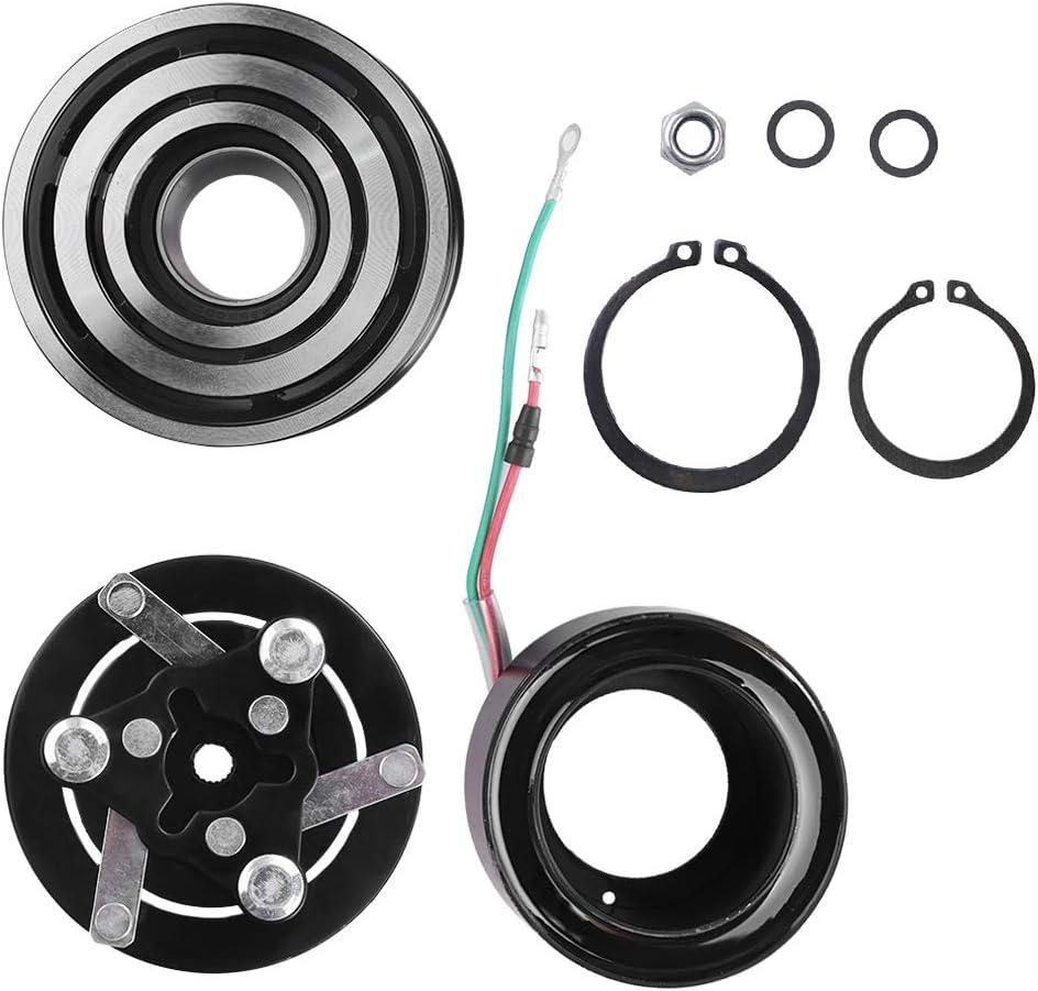 AC Compressor Clutch Assy Replacement for Honda CR-V 2002 2003 2004 2005 2006 Air Conditioning Repair Kit Plate Pulley Bearing Coil