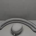 KPNEOL Travel Pillow, Neck Pillow  Ergonomic Memory Foam Pillow for Airplane, Adjustable & Ultra-Lightweight with Dual-Sided Fabric for Flight, Car, and Office Use, Grey