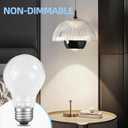 40 Watt Incandescent Light Bulbs, A19 Light Bulb, Dimmable, 2700K Soft White, 4 Pack