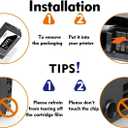 962XL Ink Cartridges Combo Pack(Cyan/Magenta/Yellow-3 Pack), Replacement HP 962 Compatible with HP Officejet Pro 9015e 9015 9010 9018e 9025e 9018 9020 9025 9012 Printer. Support HP+ Service