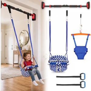 4-in-1 Doorway Swing for Kids Indoor Set