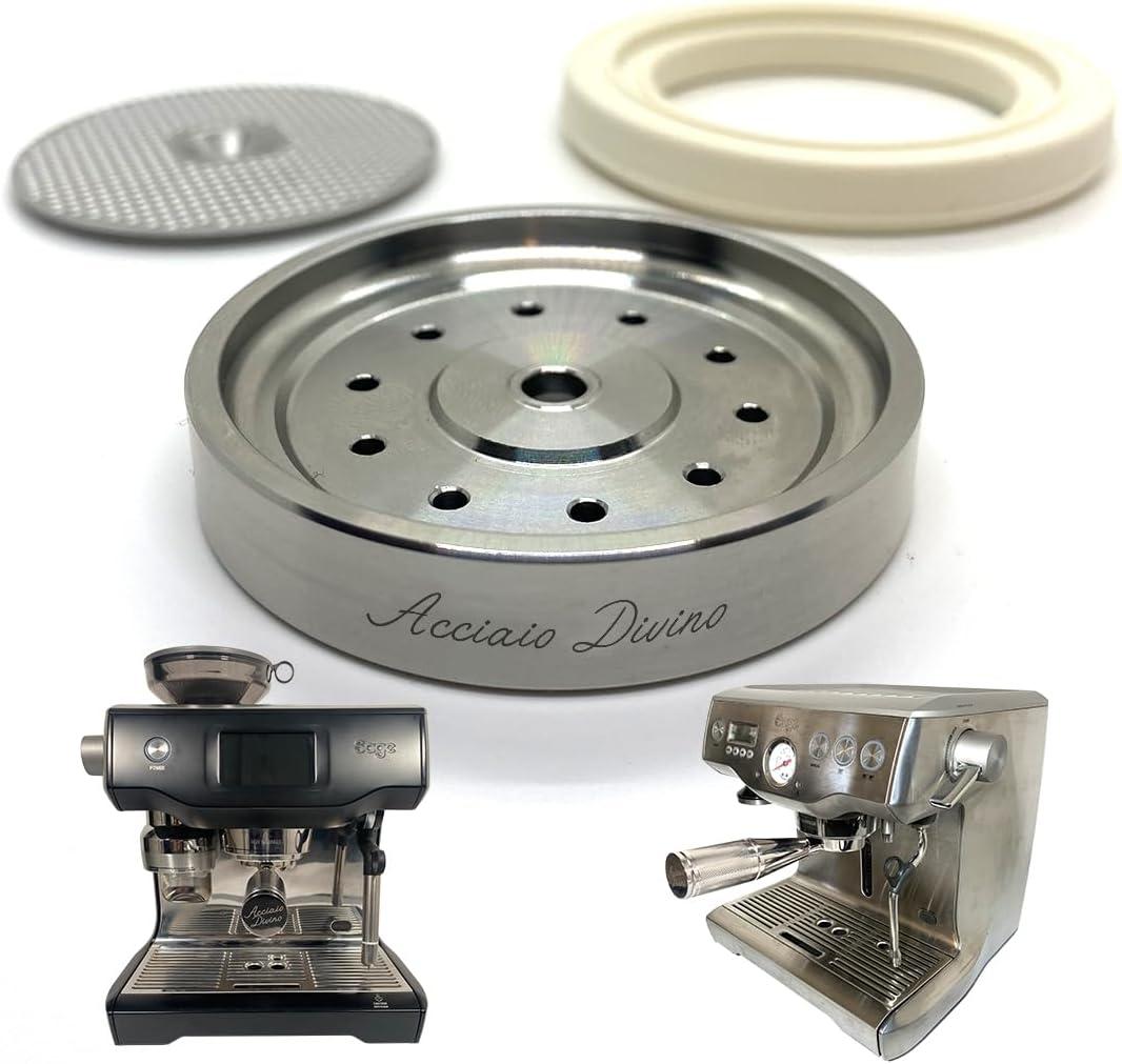 Stainless Steel Shower Screen 3 Piece Kit for Sage/Breville Dual Boiler Espresso Coffee Machines - Oracle SES900 SES920 SES980