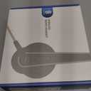 Bluetooth Headset with USB Dongle for Computer, Single-Ear Wireless Headset with Noise Cancelling Microphone for Office & Truckers, Bluetooth V5.2 with Mute Button for Work (Black)