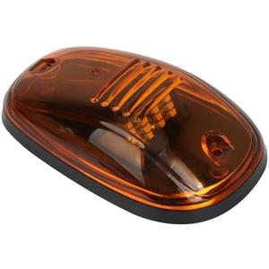 5x Amber Roof Cab Marker Light Clearane LED Running Top Marker Light Roof Running Light Clearance Light LED Trailer Marker Light w/Chrome Bezel Front Rear Tail Clearance Turn Signal Indicators