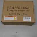 Aignis Flickering Flameless Candles Battery Operated Candles LED Candles with Remote Timer for Home/Wedding/Birthday/Holiday Decor, Cherry Blossom Pink 3D Flame Set of 3 (D3 xH4 5" 6")