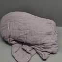 HIORIE Japanese Gauze Blanket, 8-Layered Twin Size, 100% Cotton, Lightweight Soft Breathable, All Season, Machine Washable, Mauve, 69x79inches